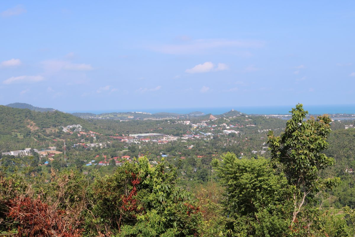0.9 Rai Hilltop Land with Sea Views - Bophut, Koh Samui - For Sale