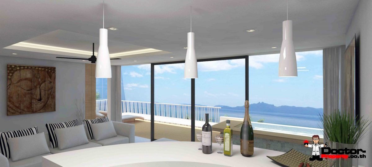 New 2 Bedroom Duplex with Sea Views - Lamai, Koh Samui - For Sale
