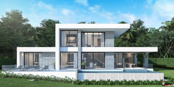 New 5 Bedroom Villa with Sea View in Chaweng Noi - Koh Samui / Thailand - for sale