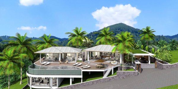 3 Bedroom Villa with sea view in Bophut Koh Samui for sale
