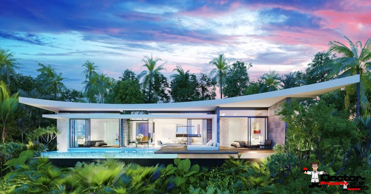 Villa with sea view in Bophut Koh Samui for sale