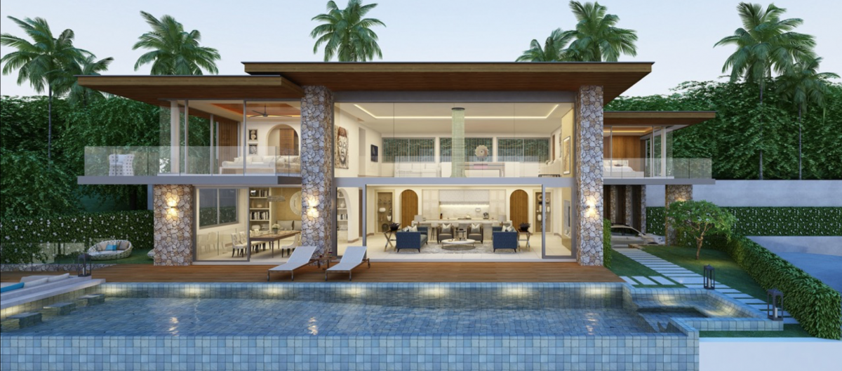 5 Bedroom Villa Sea View Choeng Mon Koh Samui for sale - Real Estate Thailand Doctor Property