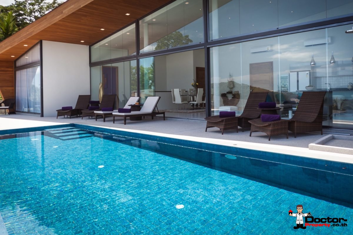 4 Bedroom Sea View Pool Villa - Mae Nam, Koh Samui - For Sale - Doctor Property Real Estate