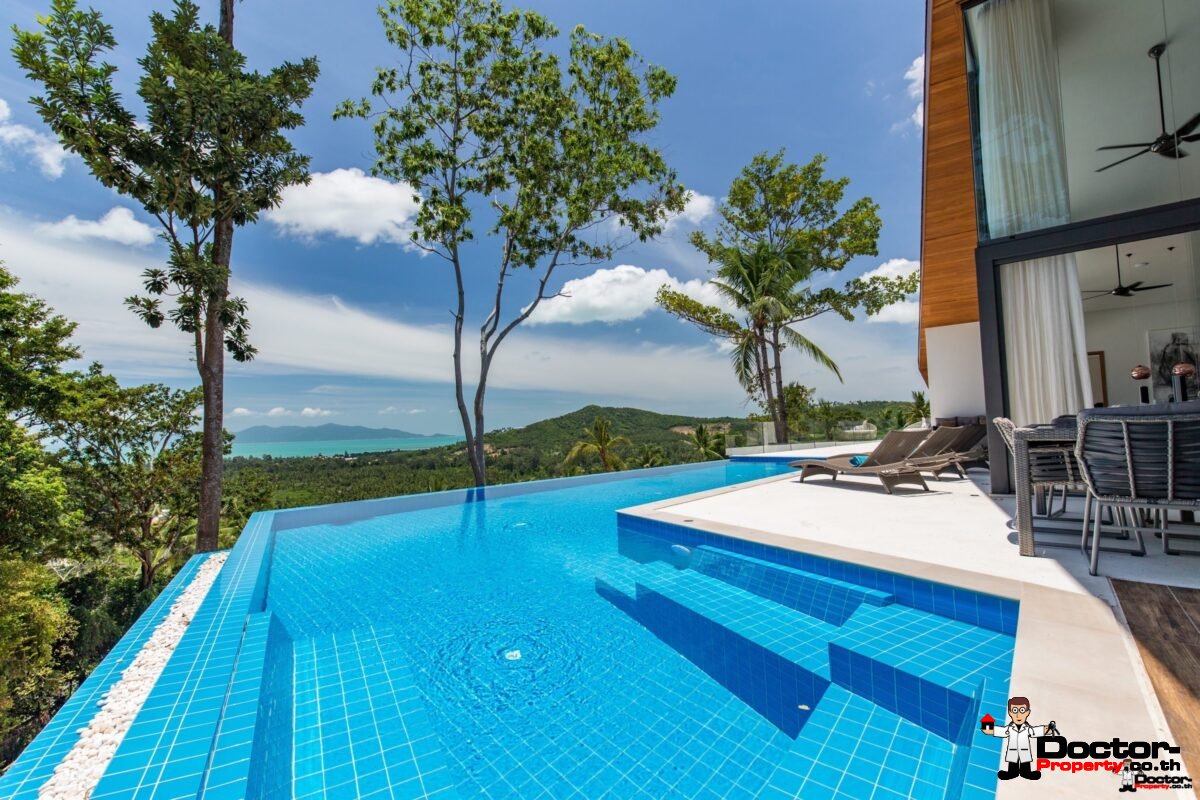 5 Bedroom Sea View Pool Villa - Mae Nam, Koh Samui - For Sale - Doctor Property Real Estate