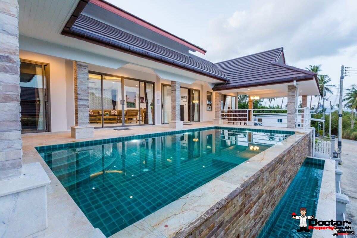 New 3 Bedroom Villa in Bophut Koh Samui for sale - Real Estate - Doctor Property