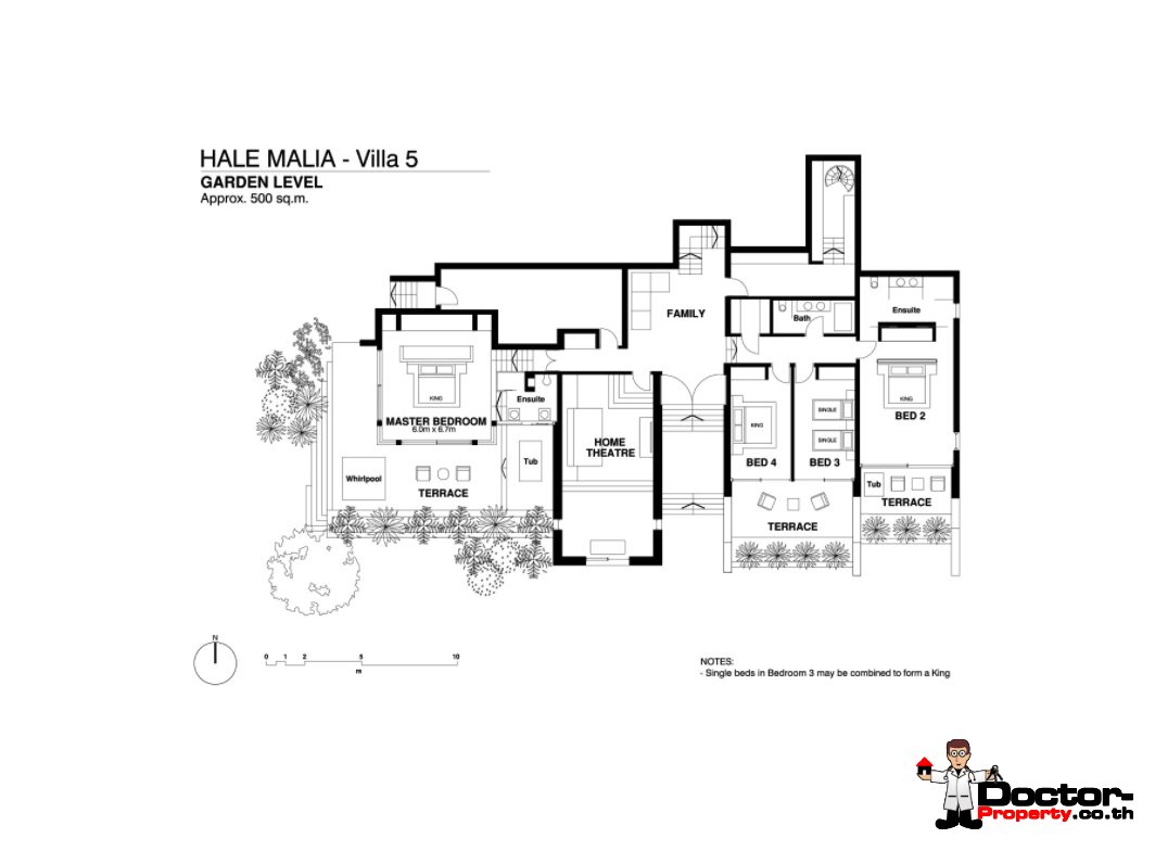 Stunning 5 Bedroom Oceanfront Hale Malia Villa – Kamala Beach – Phuket West – for sale