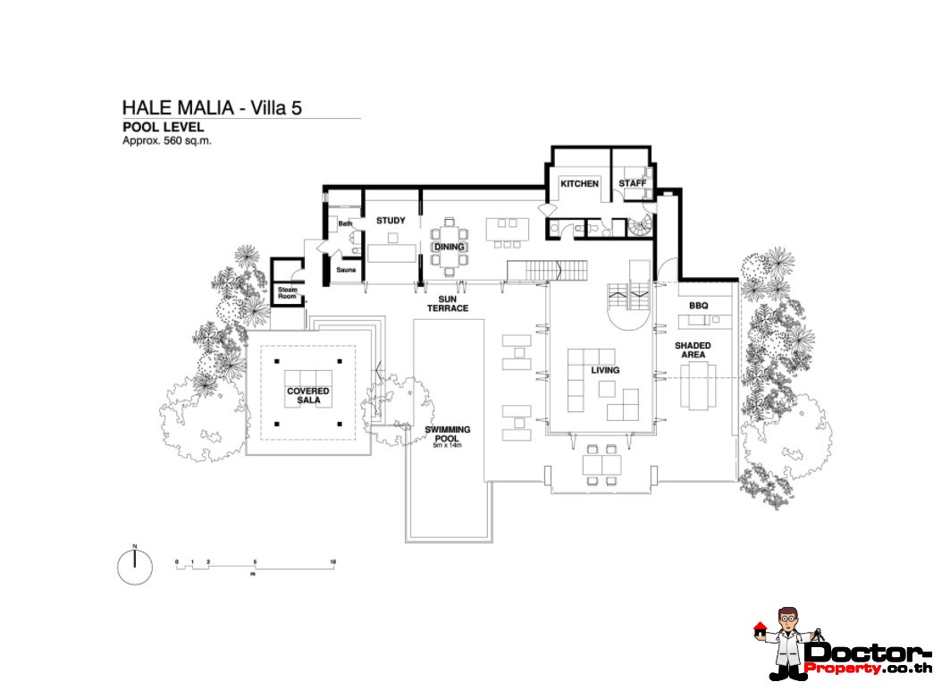 Stunning 5 Bedroom Oceanfront Hale Malia Villa – Kamala Beach – Phuket West – for sale