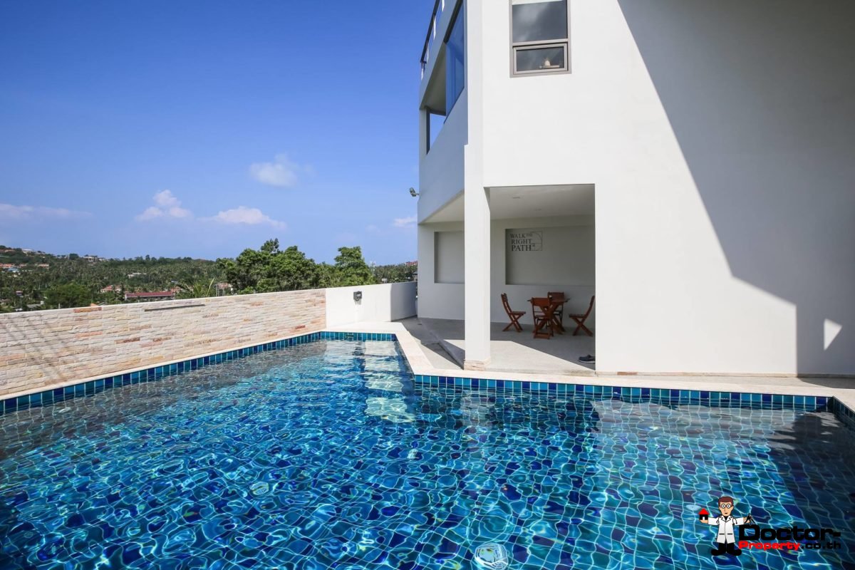 5 Bedroom Sea View Pool Villa - Plai Laem, Koh Samui - For Sale - Doctor Property Real Estate