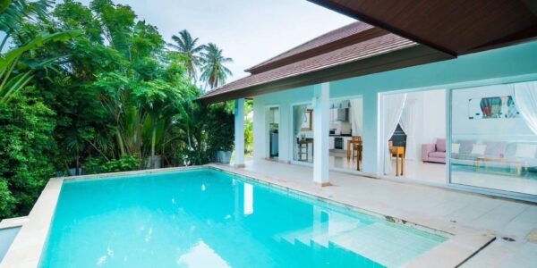 2 Bed Pool Villa, Sea View - Choeng Mon, Koh Samui - For Sale