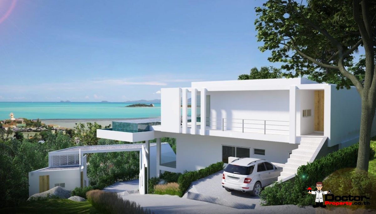 4 Bed Pool Villa with Sea Views - Big Buddha, Koh Samui - For Sale
