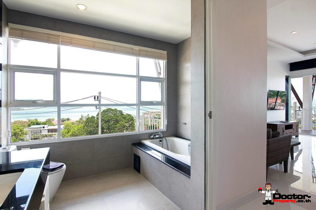3 Bedroom Condo with Sea View - (Foreigner Freehold) - Big Buddha, Koh Samui - For Sale