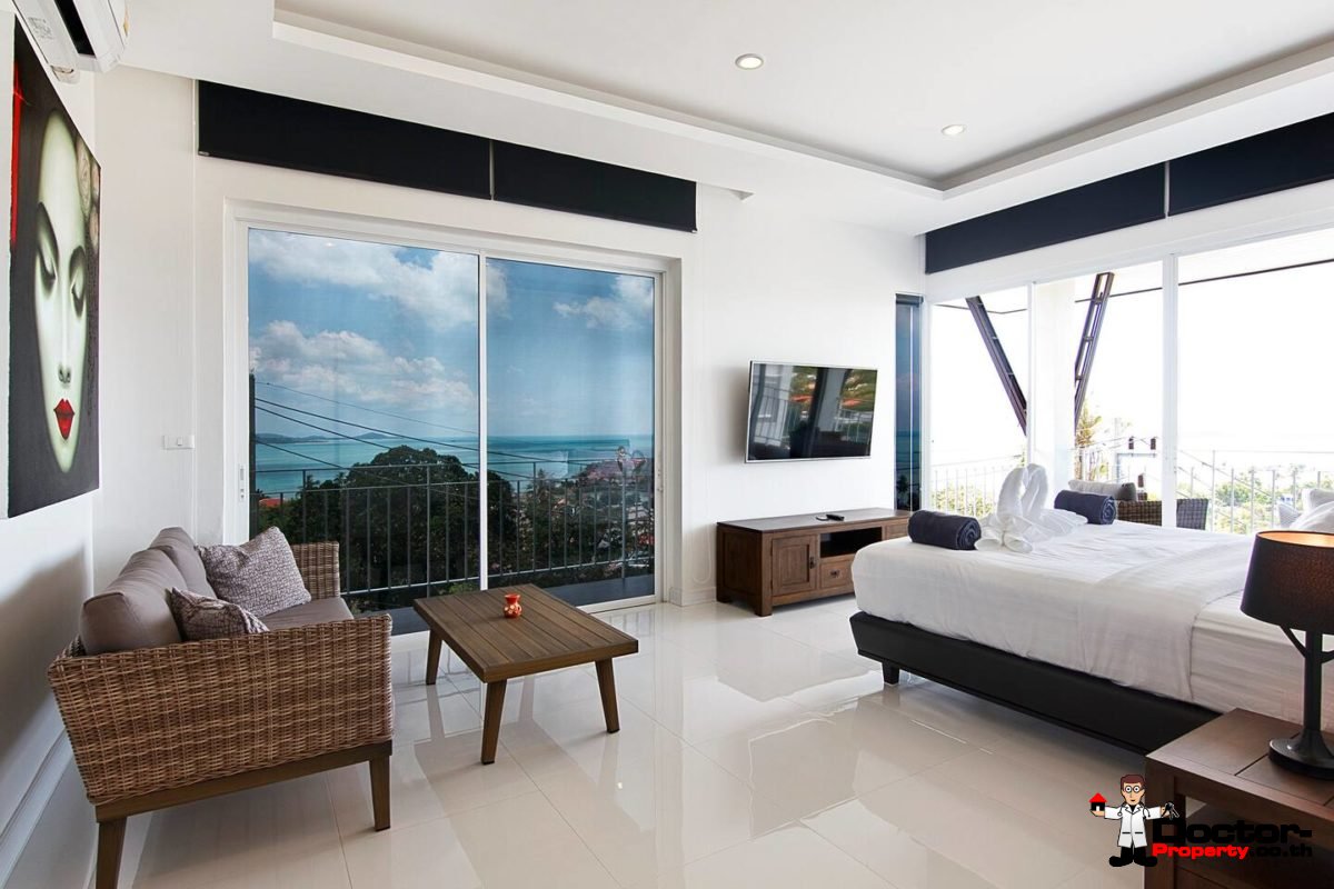 3 Bedroom Condo with Sea View - (Foreigner Freehold) - Big Buddha, Koh Samui - For Sale