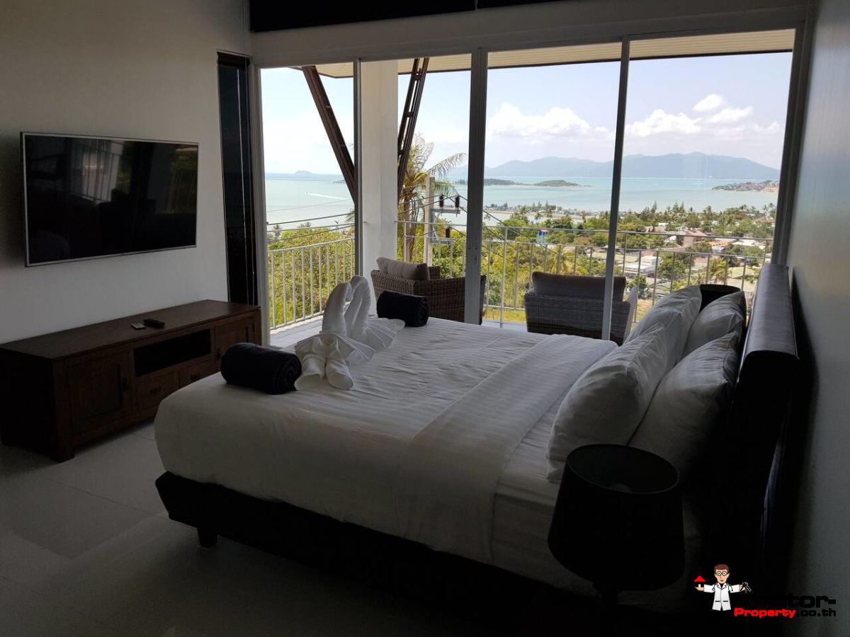 3 Bedroom Condo with Sea View - (Foreigner Freehold) - Big Buddha, Koh Samui - For Sale