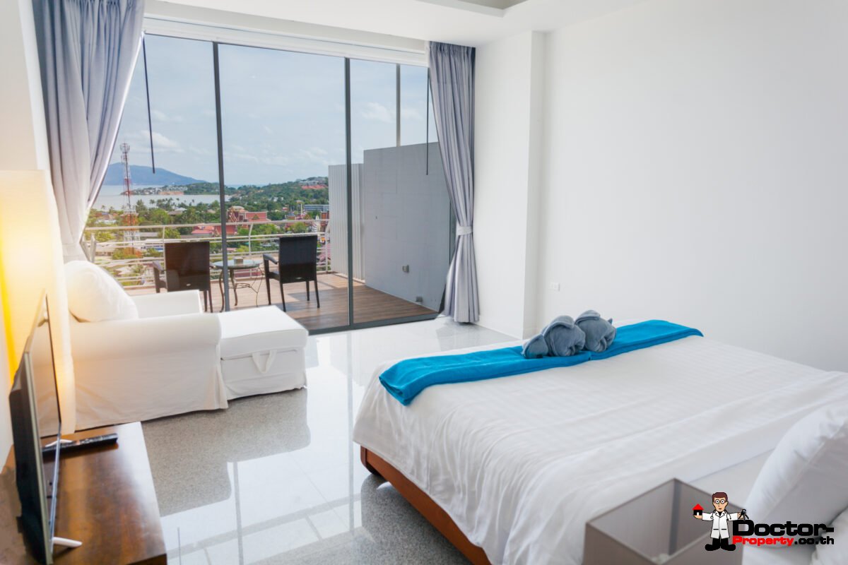 1 Bedroom Apartment with Sea View - Big Buddha, Koh Samui - For Sale