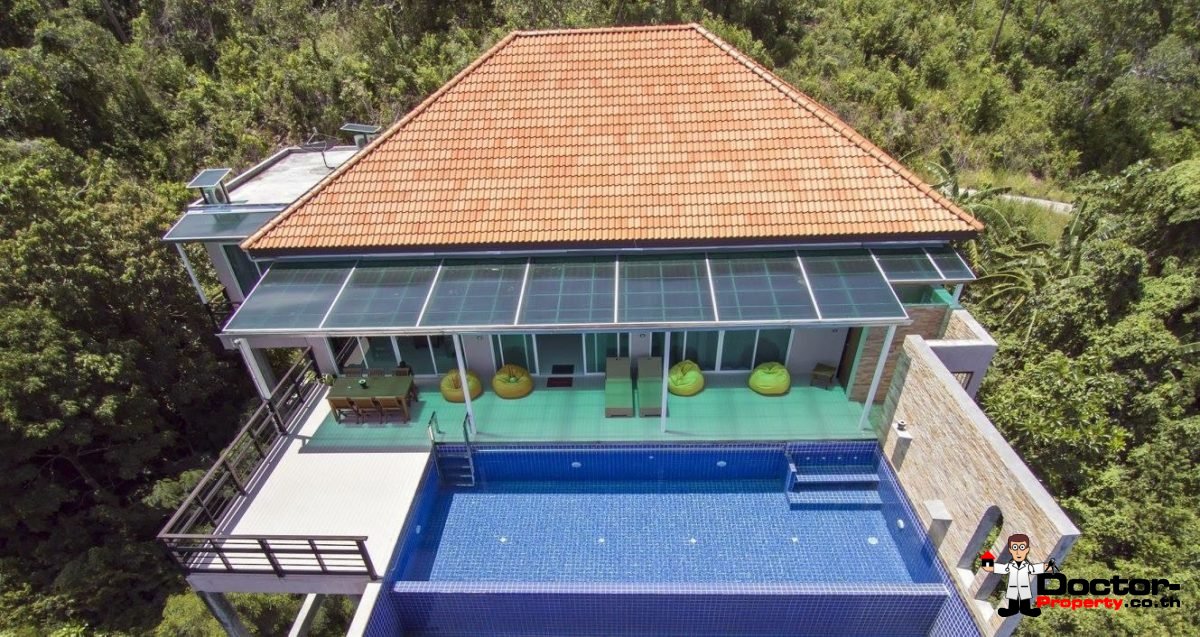3 Bedroom Villa with Sea View in Mae Nam - Koh Samui - for sale
