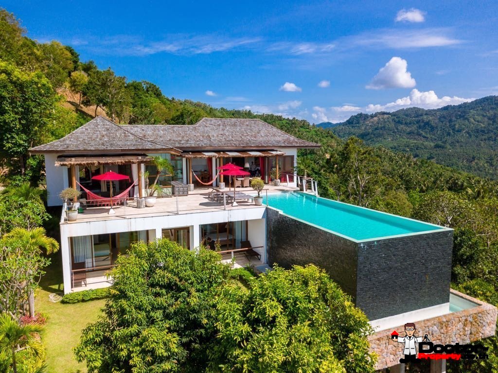 Amazing 3 Bedroom Villa with sea view in Bophut - Koh Samui - for sale