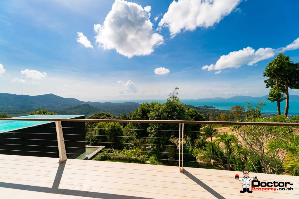 Amazing 3 Bedroom Villa with sea view in Bophut - Koh Samui - for sale