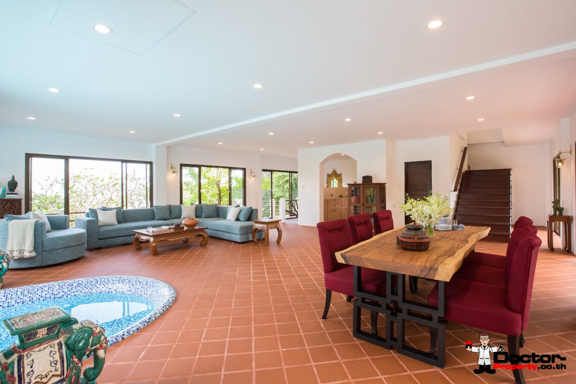 3 Bed Pool Villa with Seaview – Bang Por, Koh Samui – For Sale