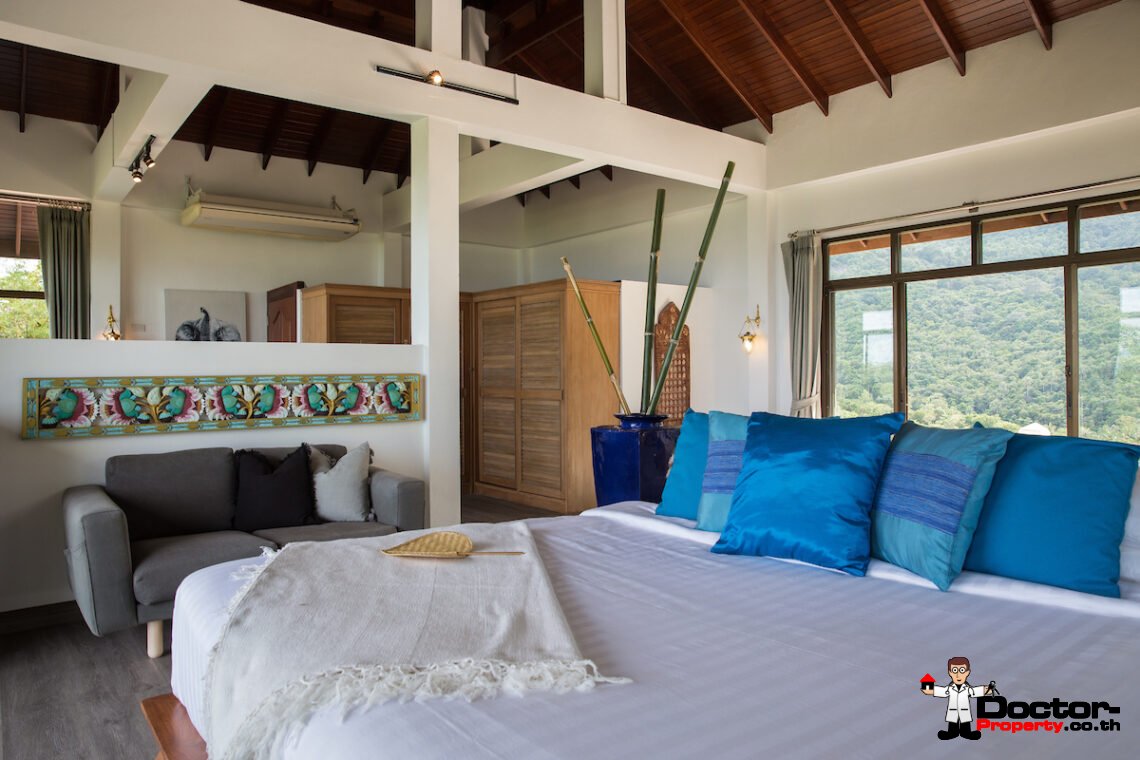 3 Bed Pool Villa with Seaview – Bang Por, Koh Samui – For Sale