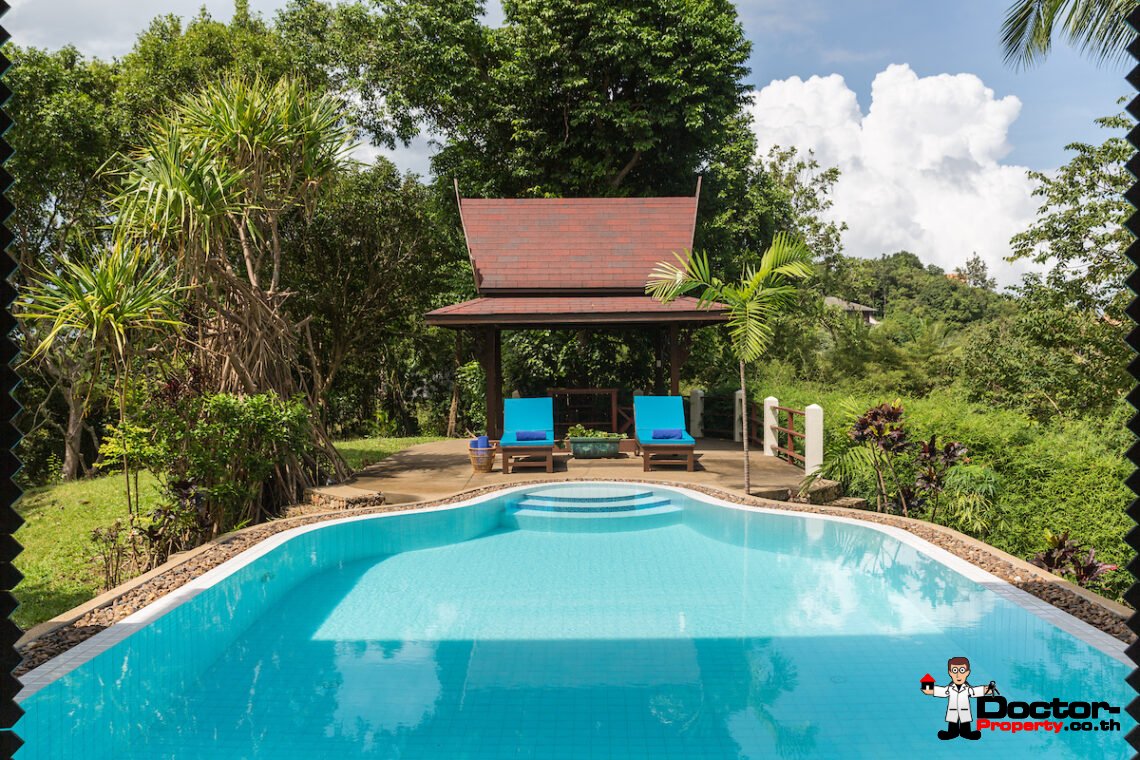3 Bed Pool Villa with Seaview – Bang Por, Koh Samui – For Sale