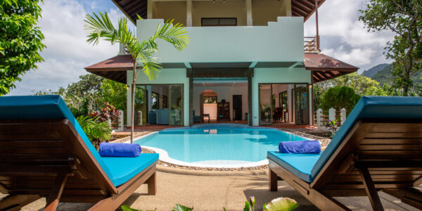 3 Bed Pool Villa with Seaview – Bang Por, Koh Samui – For Sale