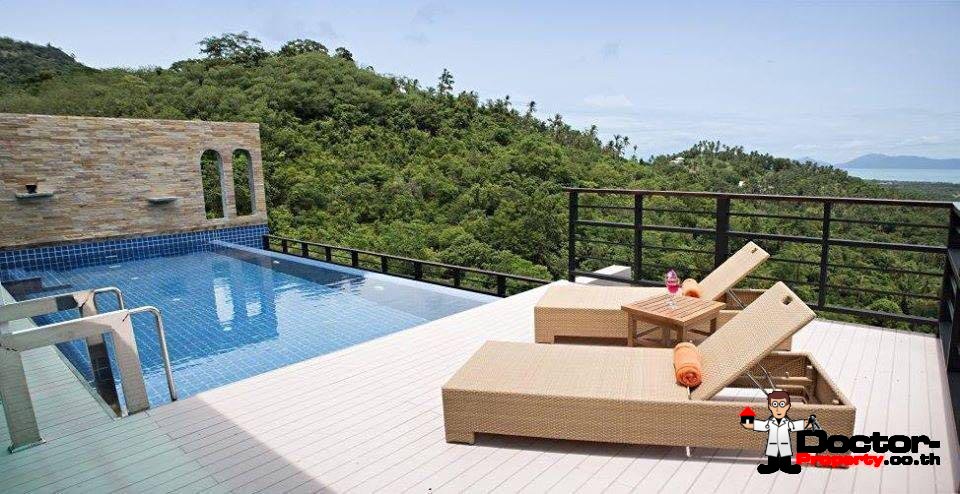 3 Bedroom Villa with Sea View in Mae Nam - Koh Samui - for sale