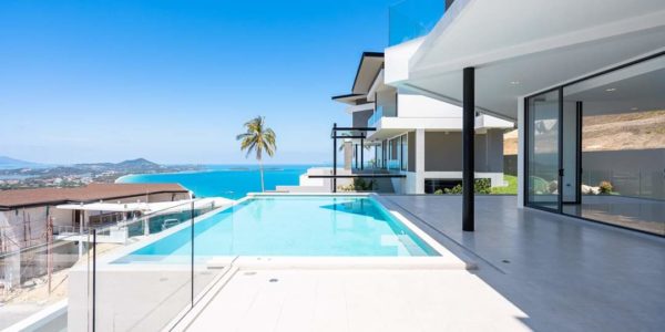 New 4 Bedroom Villa with amazing Sea View in Chaweng Noi - Koh Samui - for sale 6