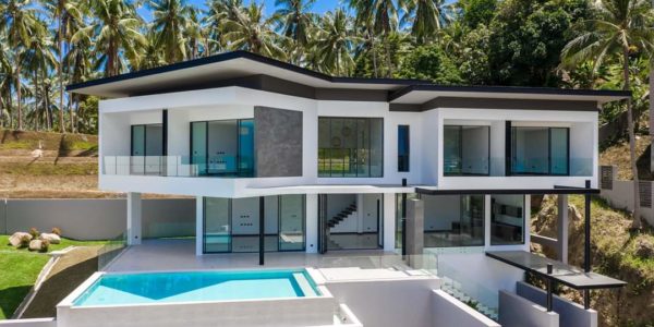 New 4 Bedroom Villa with amazing Sea View in Chaweng Noi - Koh Samui - for sale 1