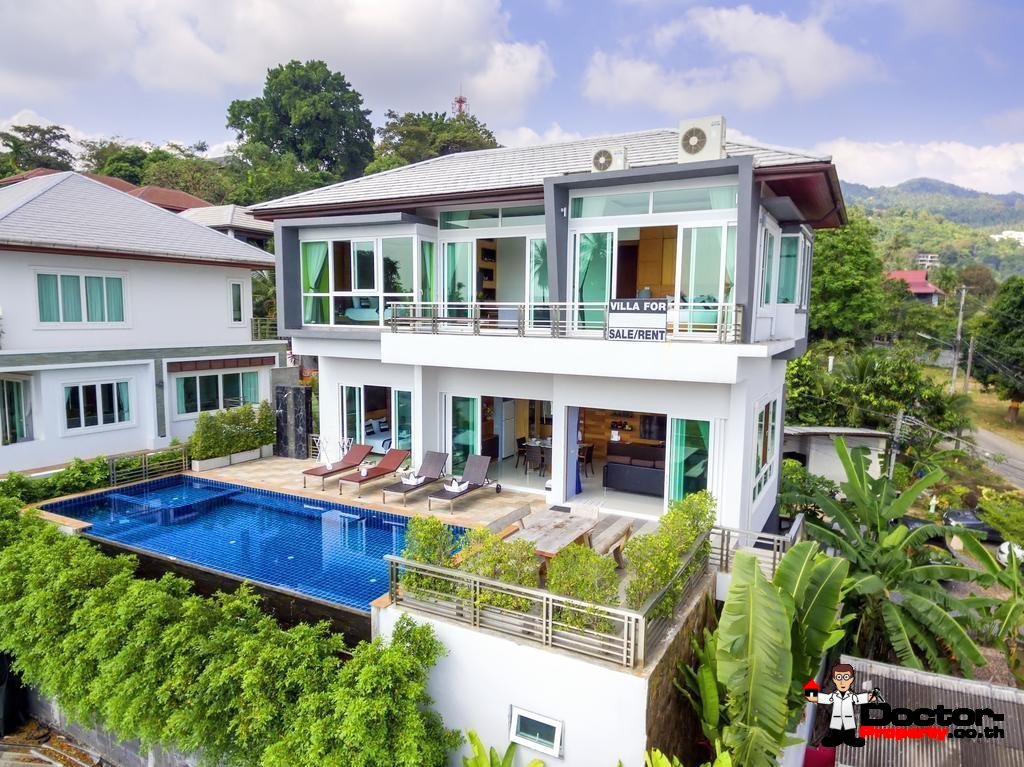 4 Bedroom Pool Villa With Sea View - Chaweng Noi, Koh Samui - For Sale