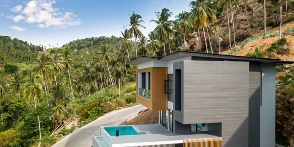 New 3 Bedroom Villa with Sea View in Chaweng Noi - Koh Samui - For Sale