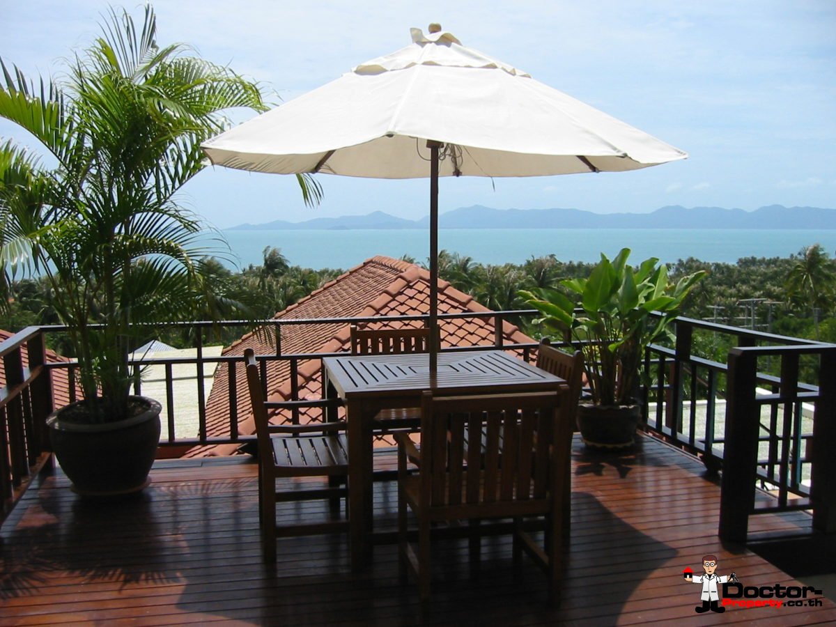 2 Bedroom Wooden Pool Villa, with Sea View - Bang Por, Koh Samui - For Sale