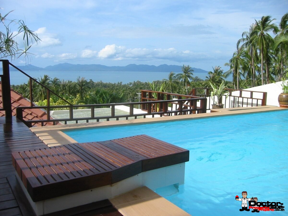 2 Bedroom Wooden Pool Villa, with Sea View - Bang Por, Koh Samui - For Sale