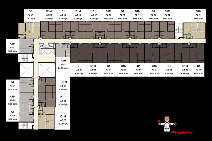 Apartment_for_sale_ Elio_Del_Moss_Paholyothin_Bangkok_floorplan1