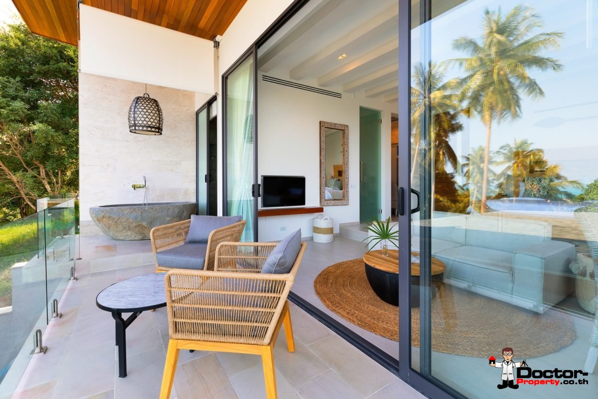 Luxury 6 Bedroom Sea View Villa - Chaweng - Koh Samui - for sale