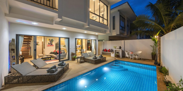 New 3 bedroom Pool Villas with Sea View in Plai Laem - Koh Samui