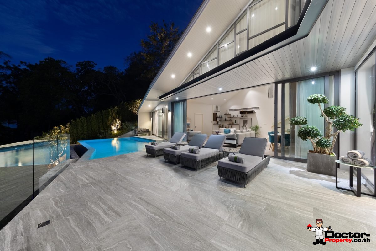 New 4 Bedroom Villa with Sea View in Bang Por - Koh Samui - For Sale