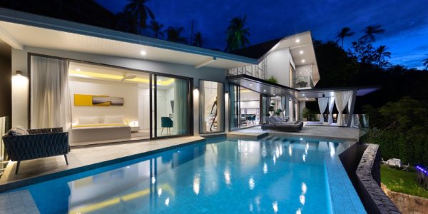 New 4 Bedroom Villa with Sea View in Bang Por - Koh Samui - For Sale