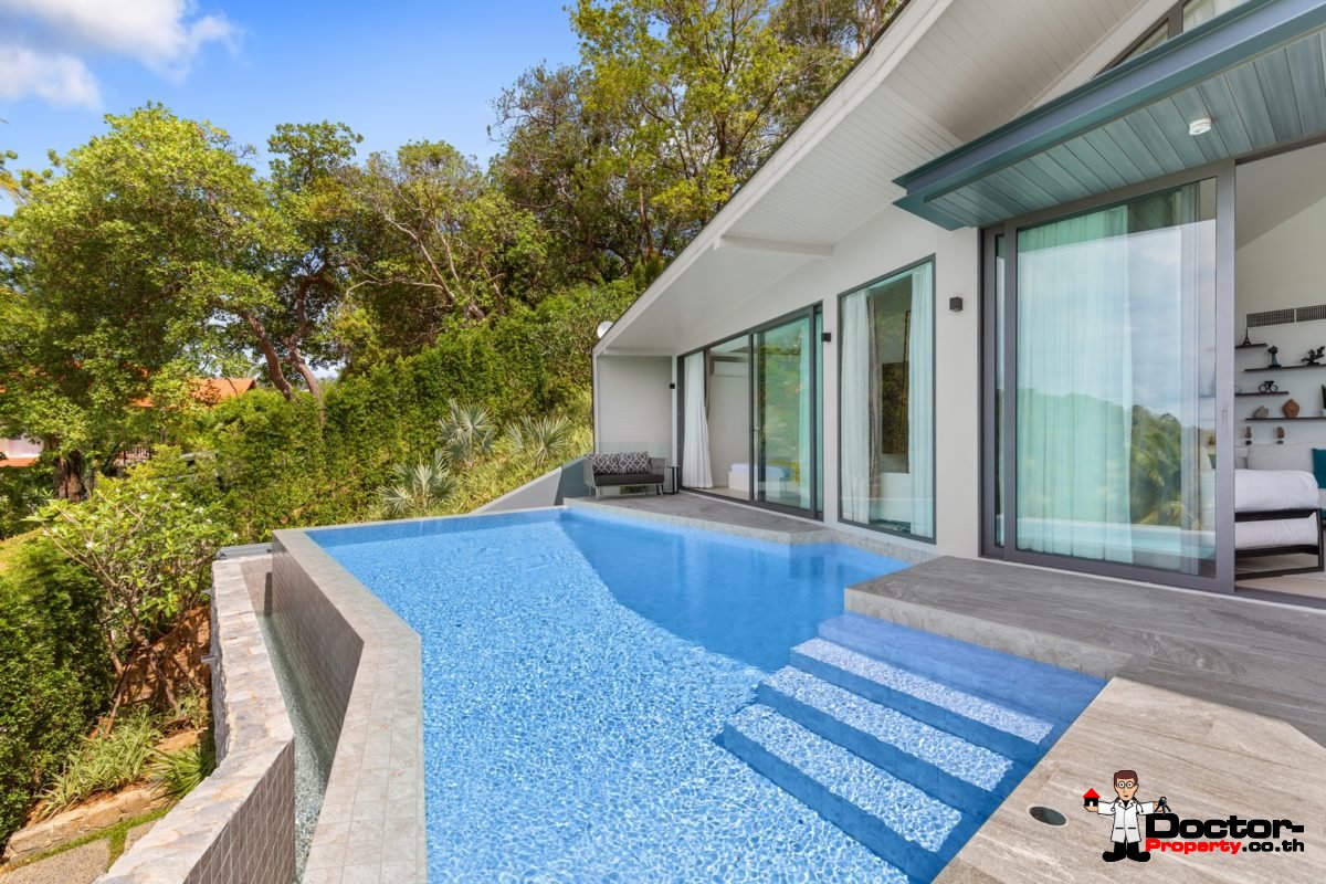 New 4 Bedroom Villa with Sea View in Bang Por - Koh Samui - For Sale
