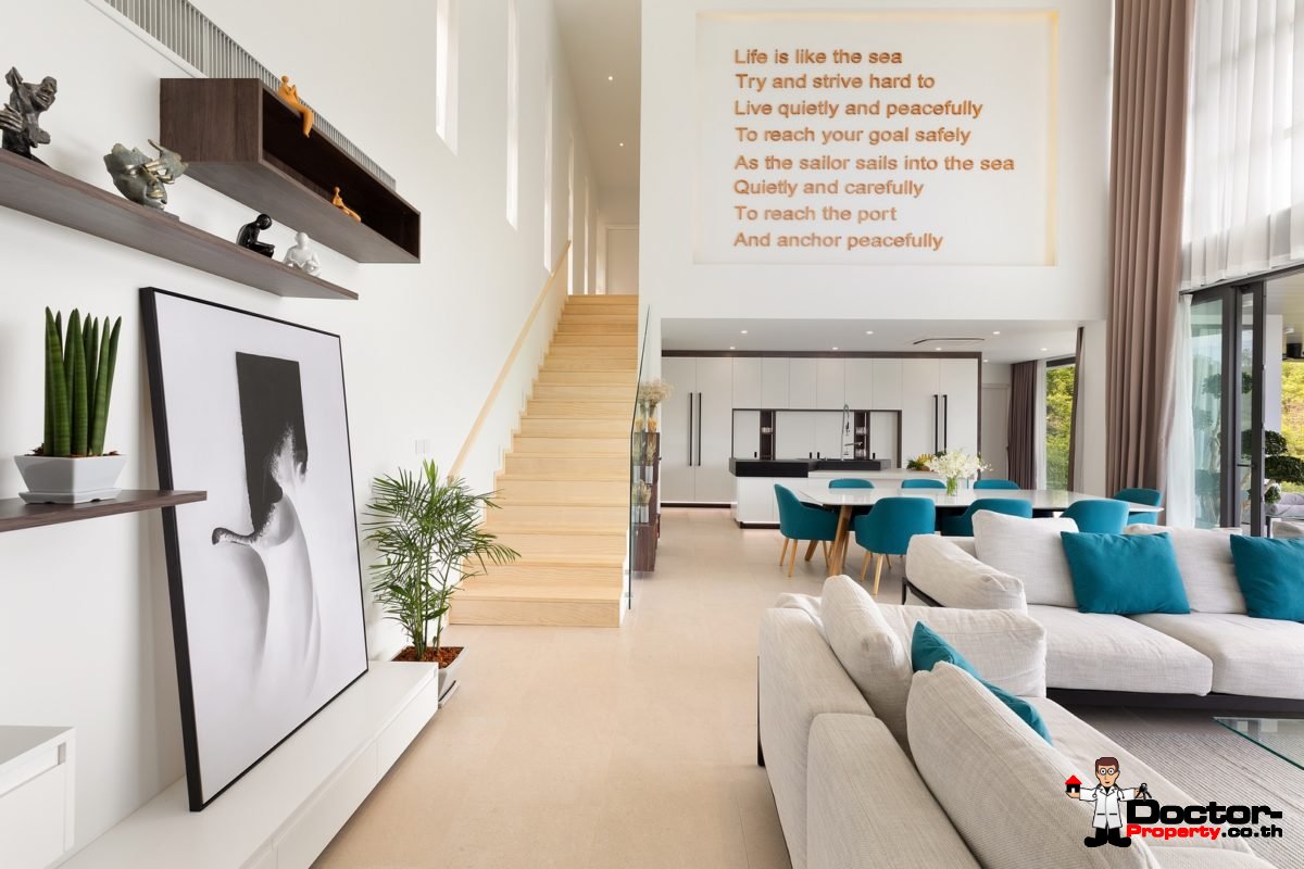 New 4 Bedroom Villa with Sea View in Bang Por - Koh Samui - For Sale