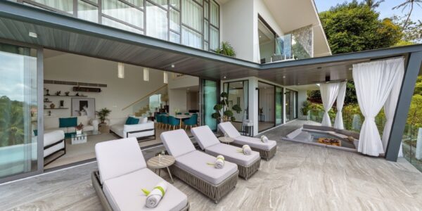 New 4 Bedroom Villa with Sea View in Bang Por - Koh Samui - For Sale