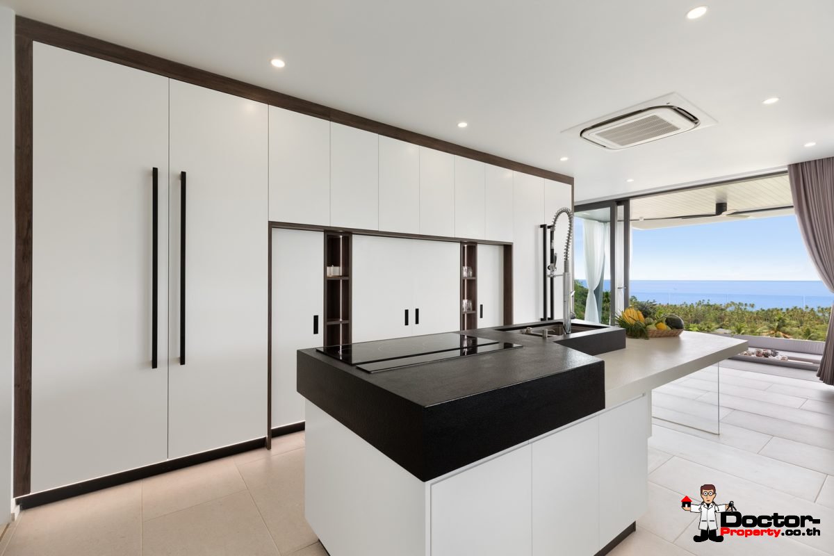 New 4 Bedroom Villa with Sea View in Bang Por - Koh Samui - For Sale