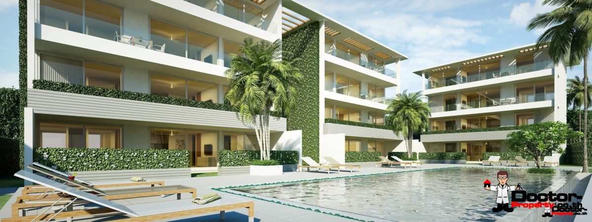 New 2 Bedroom Beachside Apartments - Bang Rak, Koh Samui - For Sale