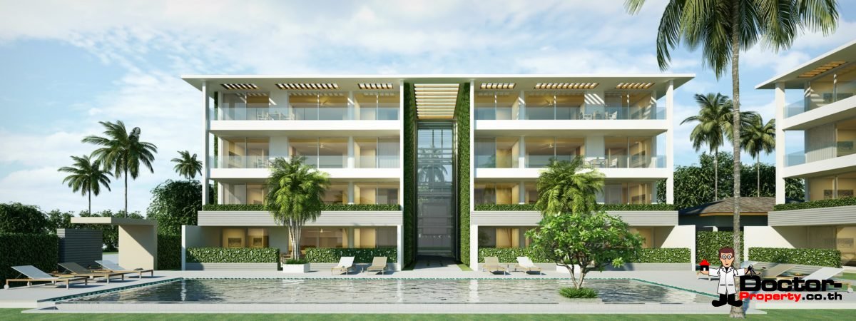 New 2 Bedroom Beachside Apartments - Bang Rak, Koh Samui - For Sale