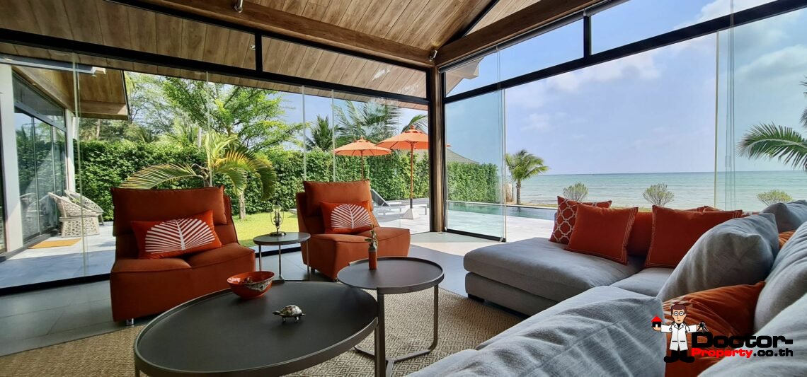 5 Bedroom Beachfront Villa – Na Mueang, Koh Samui – For Sale