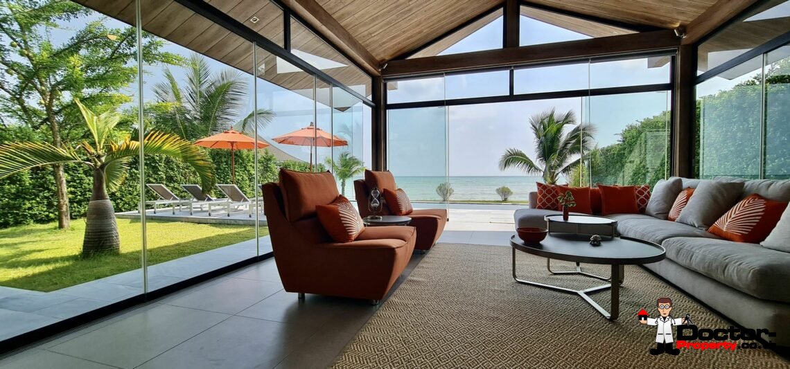 5 Bedroom Beachfront Villa – Na Mueang, Koh Samui – For Sale