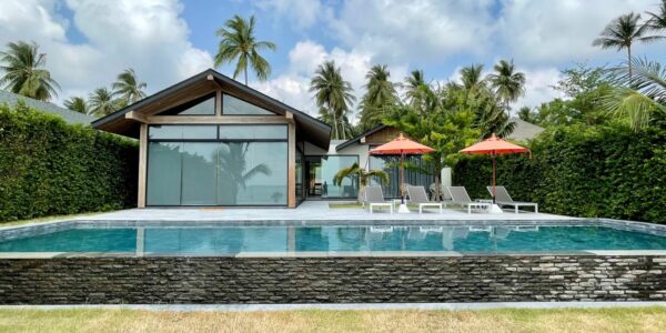 5 Bedroom Beachfront Villa – Na Mueang, Koh Samui – For Sale