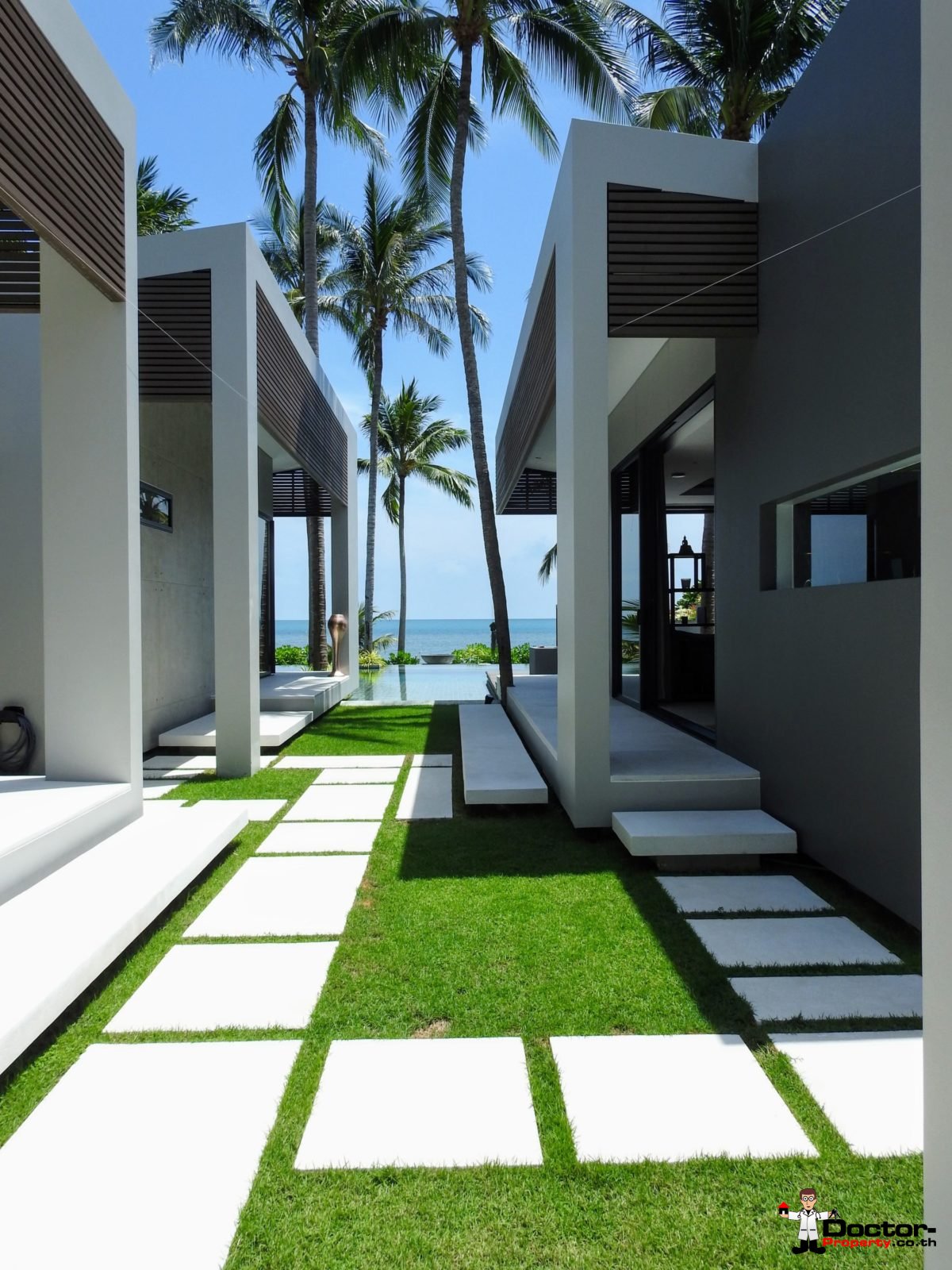 Beachfront Luxury 3 Bedroom Villa in Bang Por - Koh Samui - for sale 20