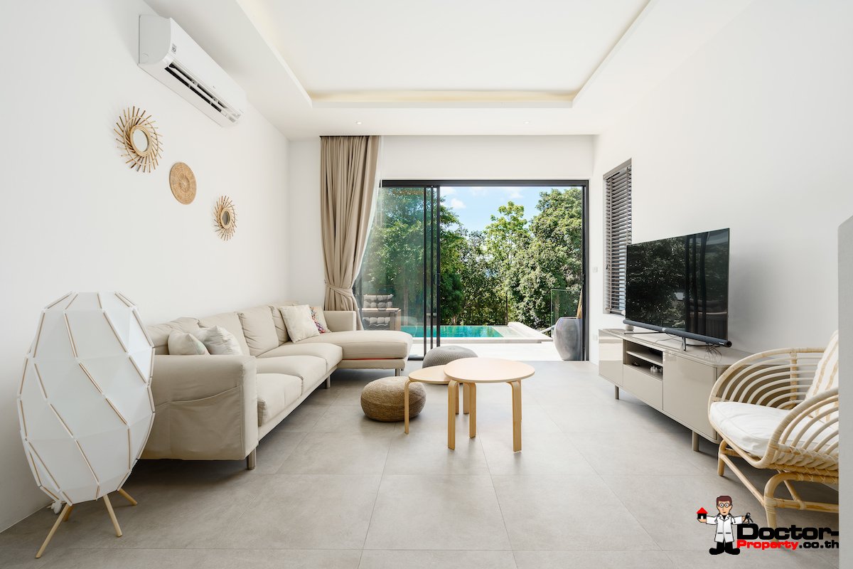 New 3 Bedroom Villa with Sea View Plai Laem - Koh Samui - For Sale