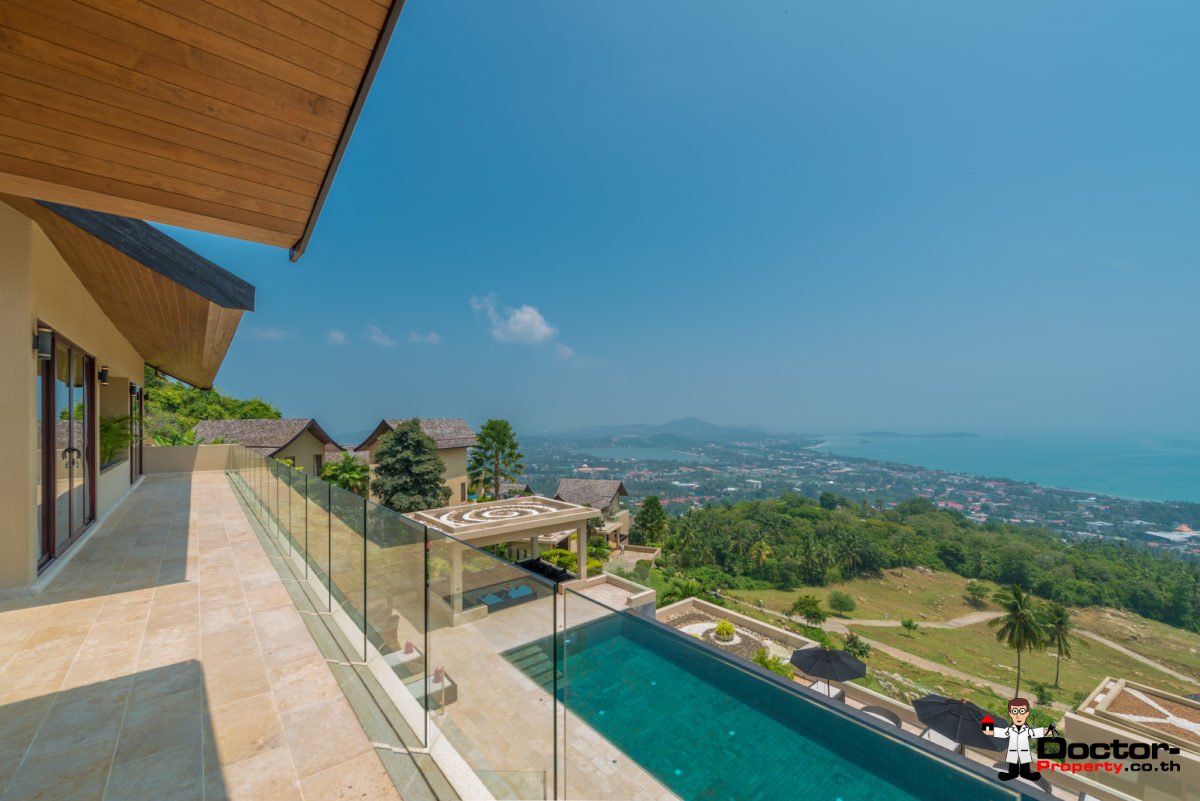 Luxurious 5 Bed Pool Villa with Sea View - Chaweng Noi, Koh Samui - For Sale