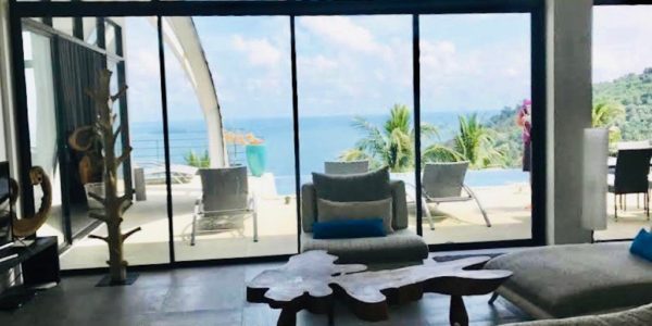 3 Bedroom Pool Villa with Sea View - Chaweng Noi, Koh Samui - For Sale